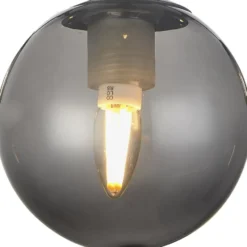 Halo Design reserveglas til Atom lamper, Ø12,5 cm, røgfarvet