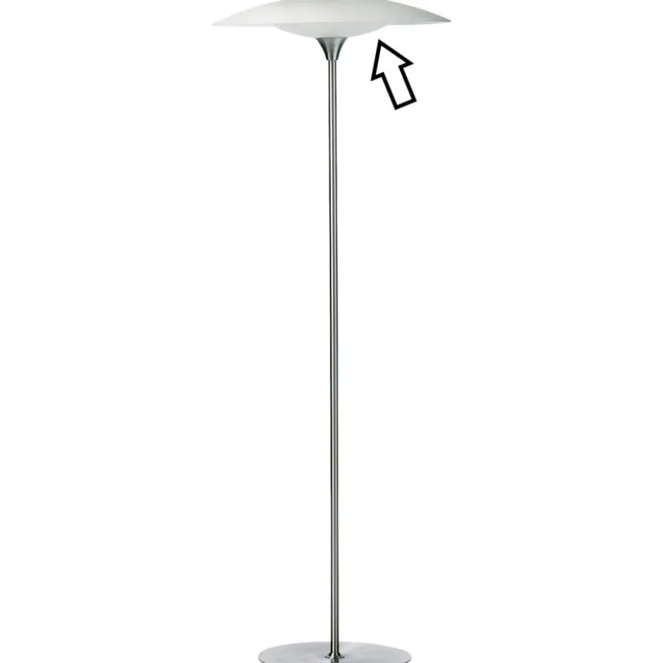 Halo Design reserveglas til Baroni gulvlampe, nederste skærm, Ø46 cm