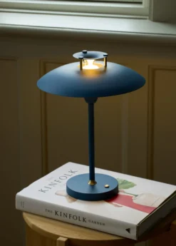 Halo Design Stepp 1-2-3 genopladelig bordlampe, blå