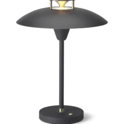 Halo Design Stepp 1-2-3 genopladelig bordlampe, sort