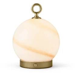Halo Design Stockholm genopladelig bordlampe, brun