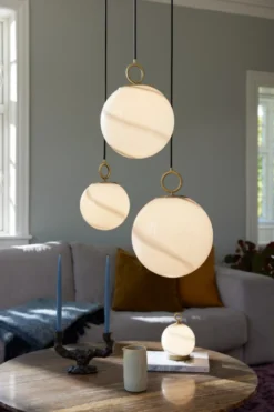 Halo Design Stockholm pendel, grå, Ø25 cm