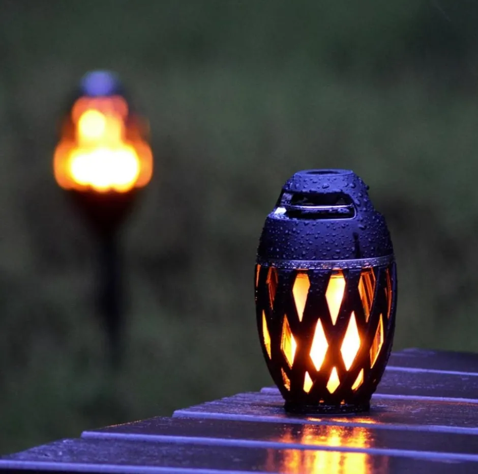 Halo Design The Flame havefakkel, højtaler