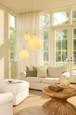 Halo Design Toscana pendel, beige, Ø18 cm