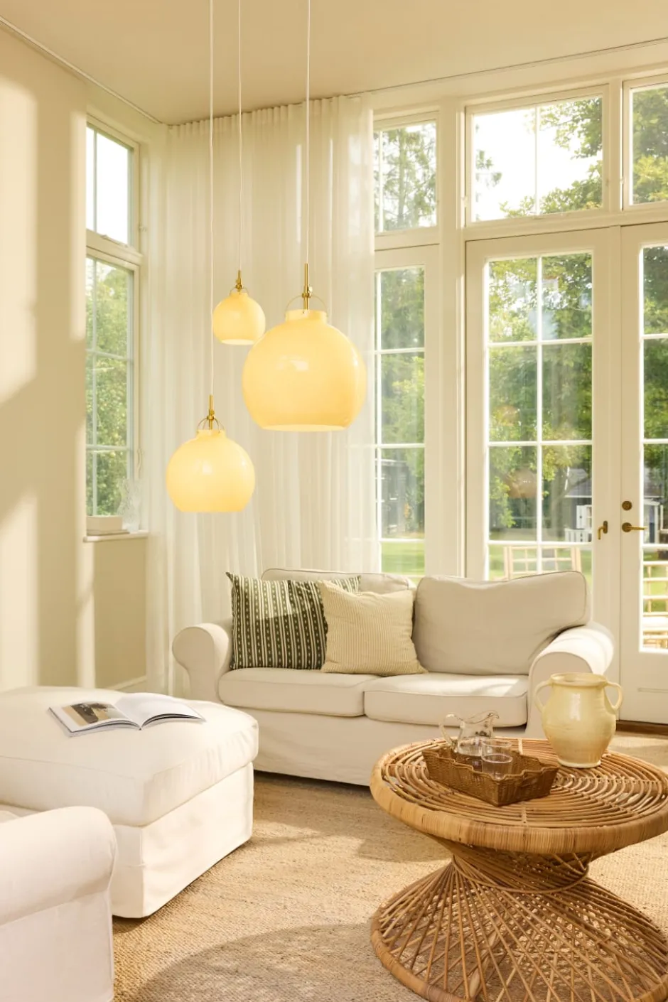 Halo Design Toscana pendel, beige, Ø18 cm