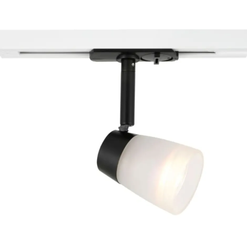 Halo Design Track Glass 1F skinnespot, sort