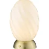 Halo Design Twist Egg bordlampe, messing