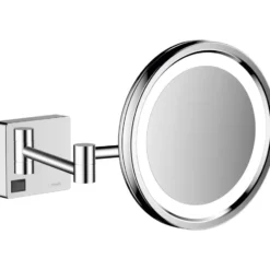 Hansgrohe AddStoris makeup spejl med lys, krom