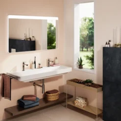 Hansgrohe Xarita Lite Q spejl med lys, sensor, 120x70 cm, hvid