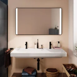 Hansgrohe Xarita Lite Q spejl med lys, sensor, 120x70 cm, sort