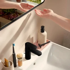 Hansgrohe Xarita Lite Q spejl med lys, sensor, 120x70 cm, sort