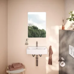 Hansgrohe Xarita Lite Q spejl med lys, sensor, 50x70 cm, hvid