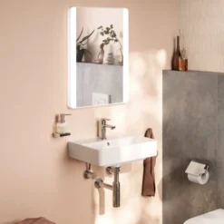 Hansgrohe Xarita Lite Q spejl med lys, sensor, 50x70 cm, hvid