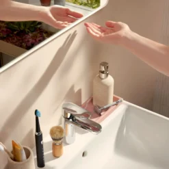 Hansgrohe Xarita Lite Q spejl med lys, sensor, 50x70 cm, hvid