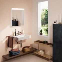 Hansgrohe Xarita Lite Q spejl med lys, sensor, 60x70 cm, hvid