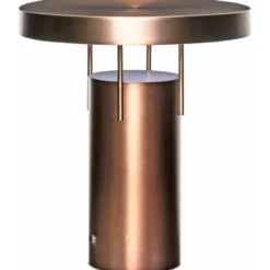 Hübsch BringMe genopladelig bordlampe, bruneret messing
