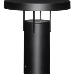 Hübsch BringMe genopladelig bordlampe, sort