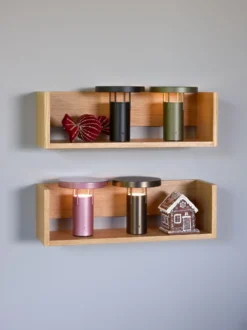 Hübsch BringMe Mini genopladelig bordlampe, mørkegrøn