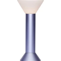 Hübsch Flash genopladelig bordlampe, lilla