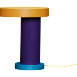 Hübsch Magic bordlampe, lilla/gul