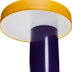 Hübsch Magic bordlampe, lilla/gul