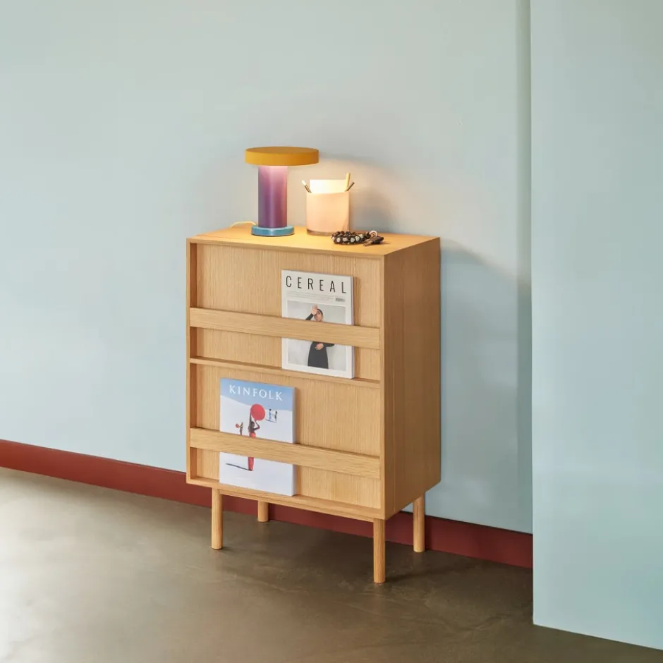 Hübsch Magic bordlampe, lilla/gul