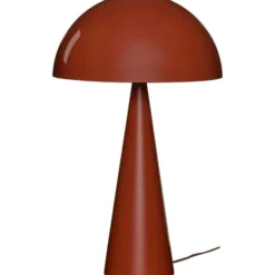 Hübsch Mush bordlampe, mørkerød, 50 cm