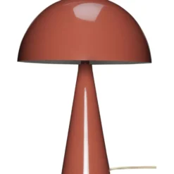 Hübsch Mush bordlampe, rød, 33 cm