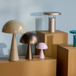 Hübsch Mush bordlampe, sand, 50 cm
