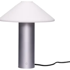 Hübsch Orbit bordlampe, sølv
