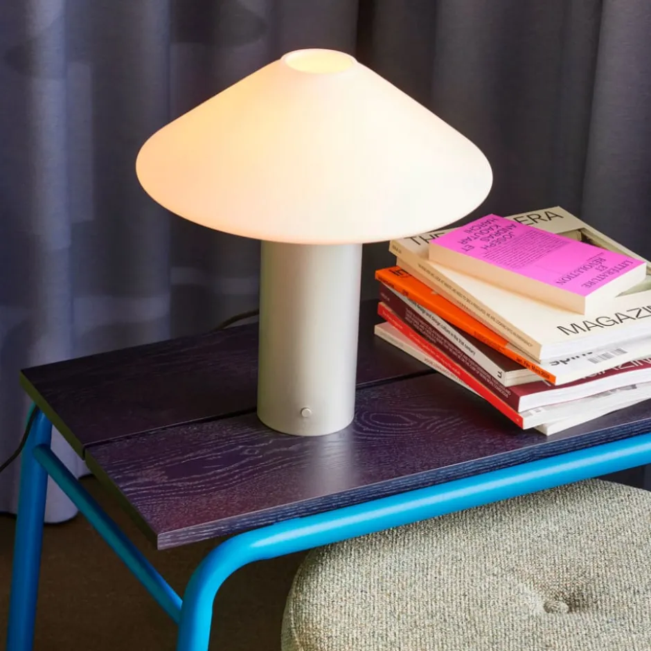 Hübsch Orbit bordlampe, sølv
