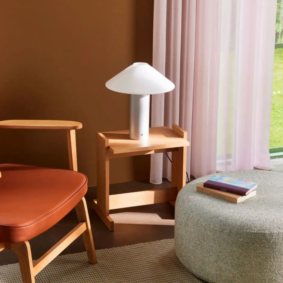 Hübsch Orbit bordlampe, sølv