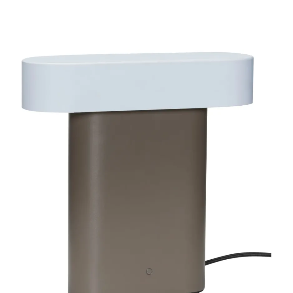 Hübsch Sleek bordlampe, brun