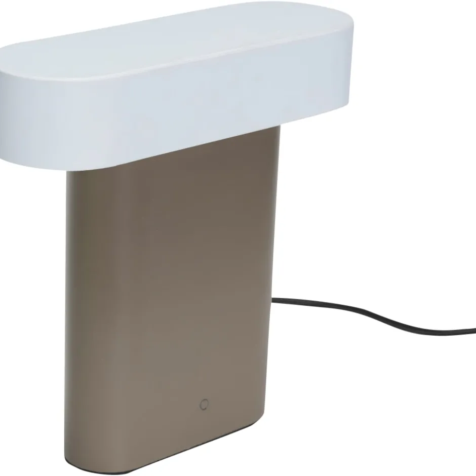 Hübsch Sleek bordlampe, brun