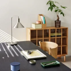 Hübsch Solo bordlampe, nikkel