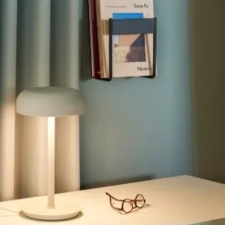 Hübsch Velo bordlampe, beige