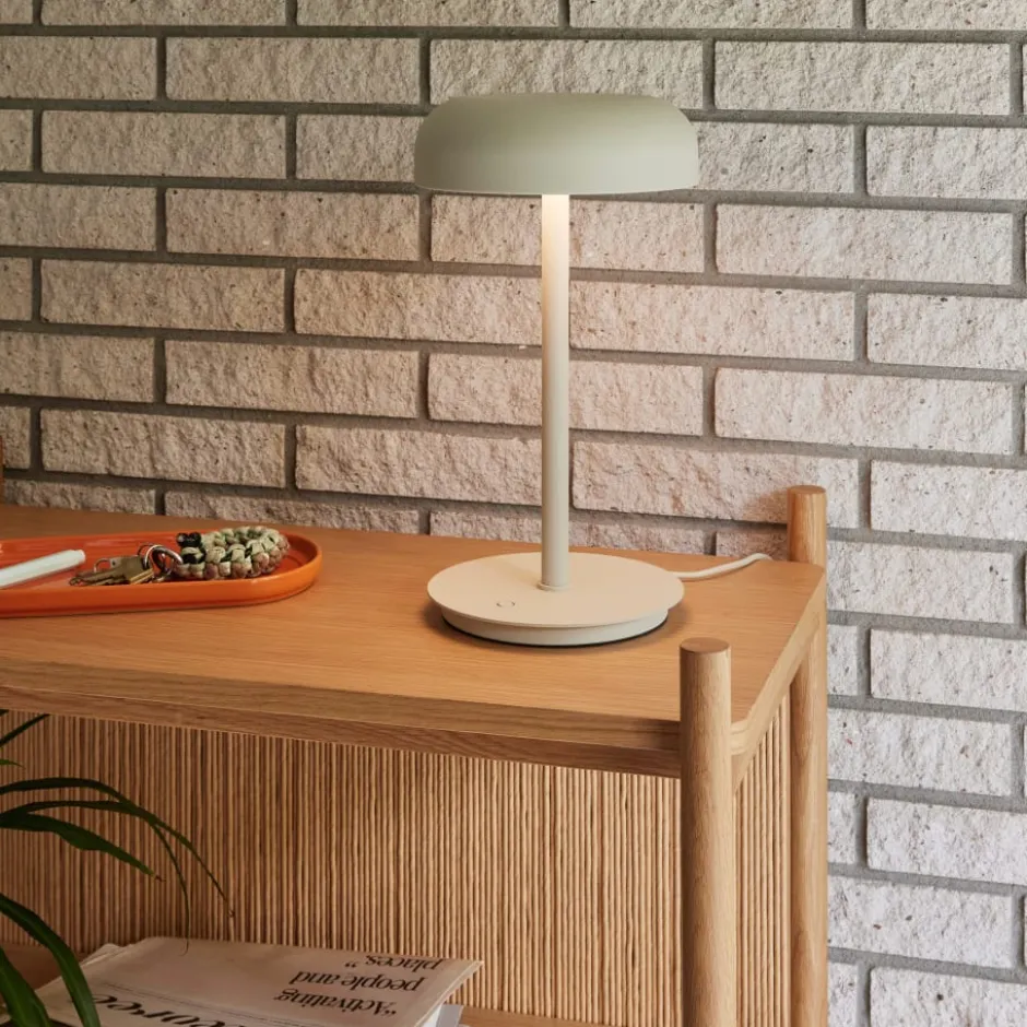 Hübsch Velo bordlampe, beige