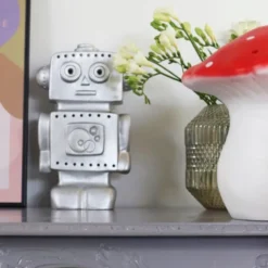 Heico Robot børnelampe, sølv