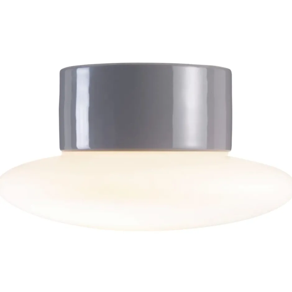 Ifö Aton Cairo loftlampe, 3000K, Ø20 cm, grå