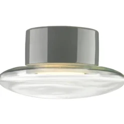 Ifö Cairo loftlampe, Ø20 cm, grå/klar