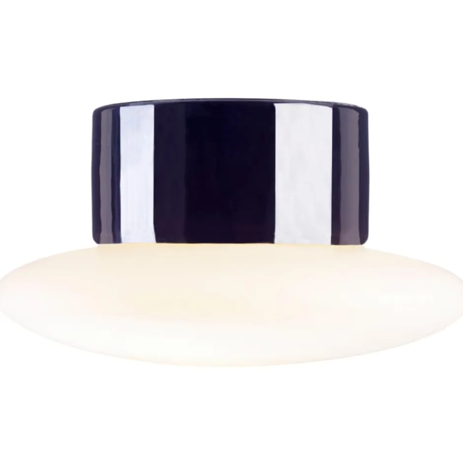 Ifö Cairo loftlampe, Ø20 cm, sort/opal