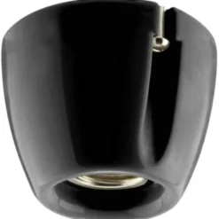 Ifö Electric Basic lampefatning, lige, sort