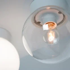 Ifö Electric Classic Globe loftlampe, Ø15 cm, hvid/klar