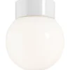 Ifö Electric Classic Globe loftlampe, Ø15 cm, hvid/opal