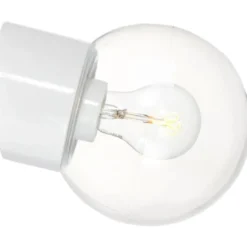 Ifö Electric Classic Globe væglampe, Ø15 cm, hvid