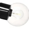 Ifö Electric Classic Globe væglampe, Ø15 cm, sort