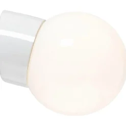 Ifö Electric Classic Glob væglampe, Ø15 cm, hvid