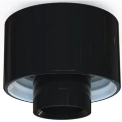 Ifö Electric lampebase, 84,5 mm, sort