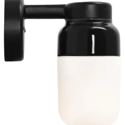 Ifö Electric Ohm væglampe, sort/opal