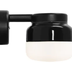 Ifö Electric Ohm væglampe, sort/opal